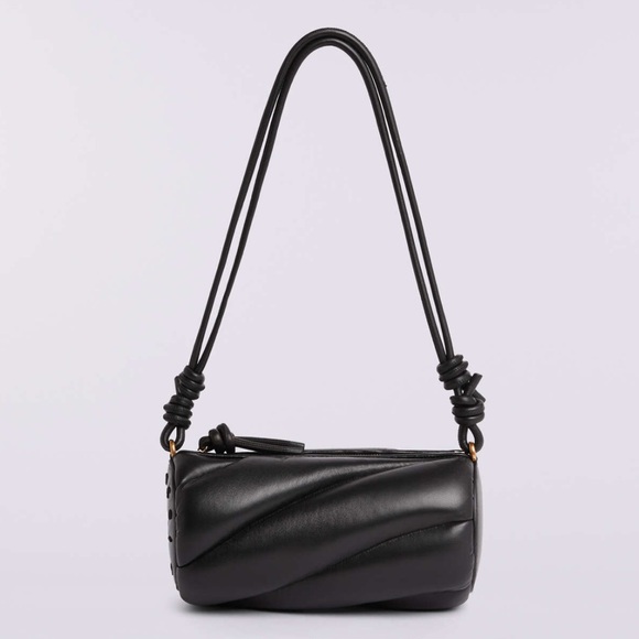 NEW Fiorucci Mella Leather Bag - Black - Picture 1 of 8